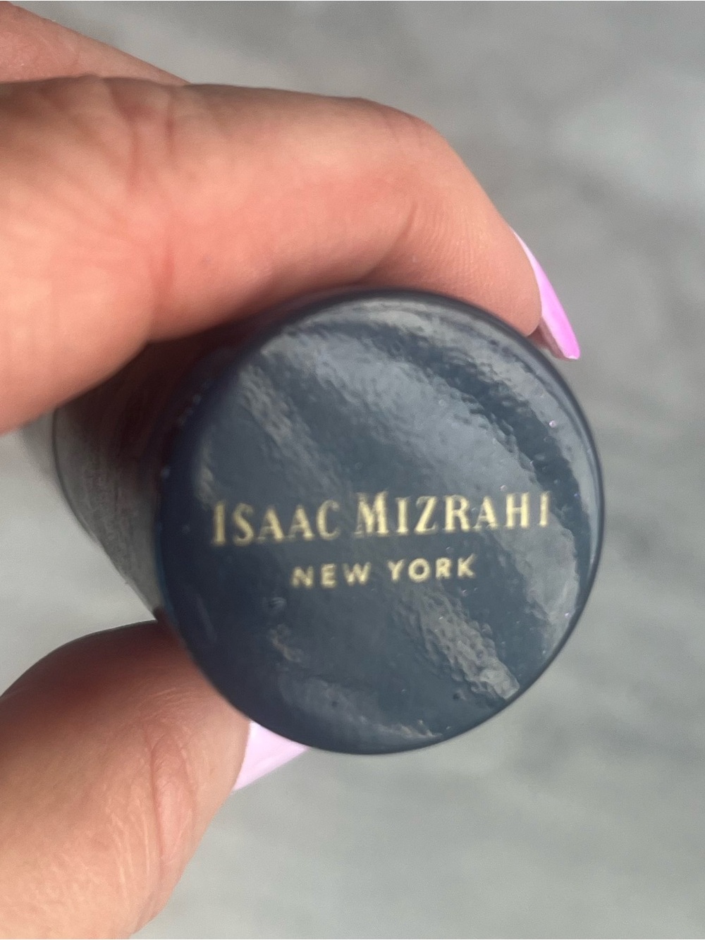 Isaac Mizrahi Navy and blue travel make up brush - Picture 2 of 7